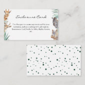 Oh Boy Safari Animals Enclosure Kaart (Voorkant / Achterkant)