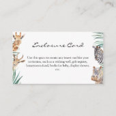 Oh Boy Safari Animals Enclosure Kaart (Voorkant)