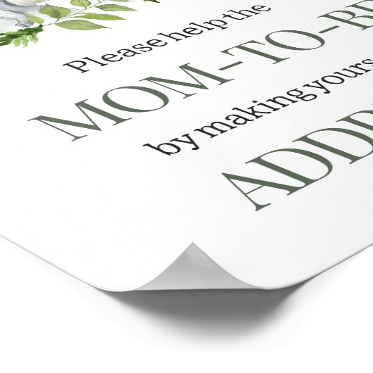 Oh Boy Safari Baby shower Envelope Station Poster (Hoek)