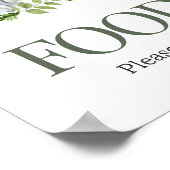 Oh Boy Safari Baby shower eten Poster (Hoek)