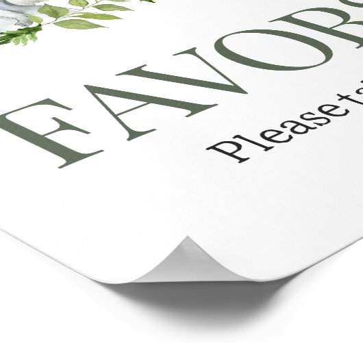 Oh Boy Safari Baby shower gunsten Poster (Hoek)