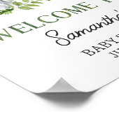 Oh Boy Safari Baby shower Welkom Poster (Hoek)