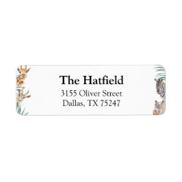 Oh Boy Safari de dieren keren het Adres terug Etik Etiket