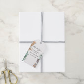Oh Boy Safari Dieren Baby shower Dank u Cadeaulabel (Met Touw)