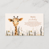 Oh Boy Schattige Safari Dierengroen Boeken voor Ba Informatiekaartje (Voorkant)