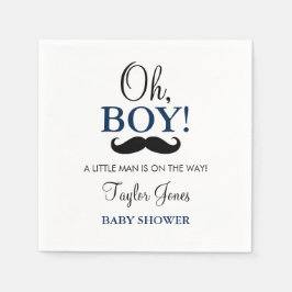 Oh Boy Snorhaar Baby Borrelservetjes Servet