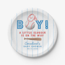 Oh Boy Sports Baseball Theme Baby shower