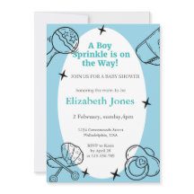 Oh Boy Sprinkle Het is een Boy Baby shower