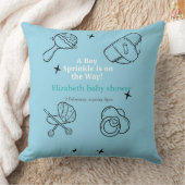 Oh Boy Sprinkle Het is een Boy Baby shower Kussen (Deken)