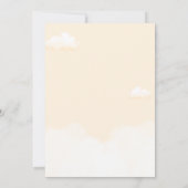 Oh Boy, Teddy Bear Baby shower boy Bedankkaart (Achterkant)