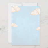 Oh Boy, Teddy Bear Baby shower boy Kaart (Achterkant)