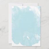 Oh Boy Teddy Bear Blauwe Hete Luchtballon Baby sho Kaart (Achterkant)