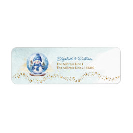 Oh Boy Thema Baby shower Retouradreslabel Etiket