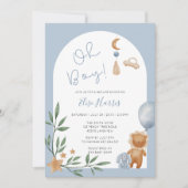 Oh Boy  Toys Baby shower Kaart (Voorkant)