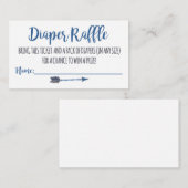 Oh Boy Tribal Diaper Raffle Tickets Informatiekaartje (Voorkant / Achterkant)