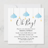 Oh Boy Twinkle Twinkle Baby shower / Sprinkle Kaart (Voorkant)