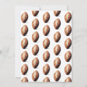 Oh Boy Waterverf Football Baby shower Kaart (Achterkant)