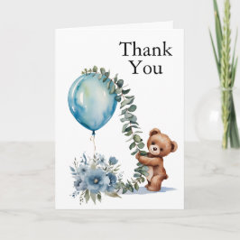 Oh boy! We kunnen je heel erg bedanken." - Teddy B Bedankkaart