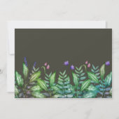 Oh Boy Wild Safari Dier Oerwoud Boy Baby shower Kaart (Achterkant)