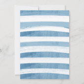 Oh Boy Winter Thema Baby shower Kaart (Achterkant)