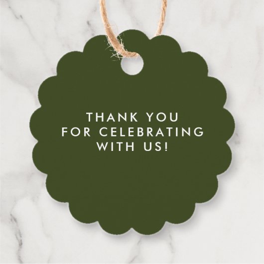 Oh Boy Woodland Baby shower Dank je Bedankjes Labels (Achterkant)