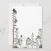 Oh Boy Woodland Baby Shower Kaart (Achterkant)