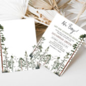 Oh Boy Woodland Baby Shower Kaart