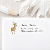 Oh Boy Woodland Baby shower retouradres Etiket (Insitu)