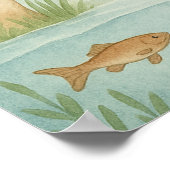 Oh boy! Woodland Baby shower Welkom Poster (Hoek)