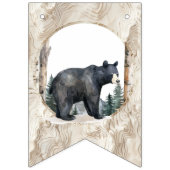 Oh Boy Woodland Bear Adventure Welcome Baby Banner (Eerste vlag)