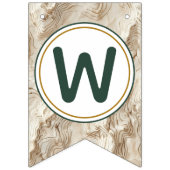 Oh Boy Woodland Bear Adventure Welcome Baby Banner (Derde vlag)