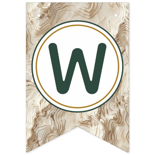 Oh Boy Woodland Bear Adventure Welcome Baby Banner (Derde vlag)