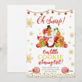 Oh breek ons kleine koekje Birthday Kaart (Voorkant / Achterkant)