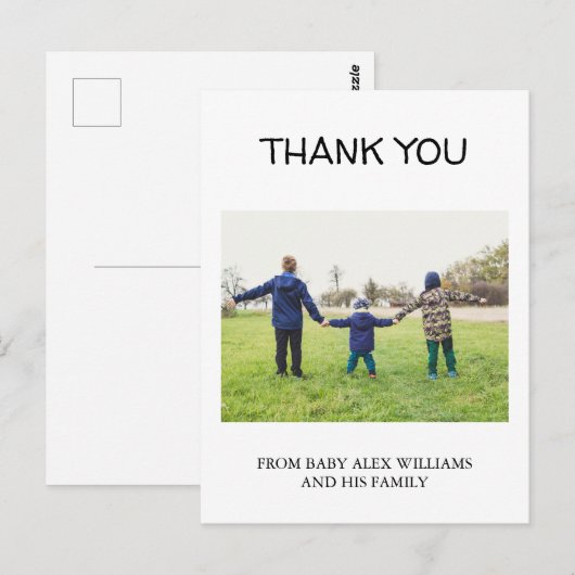 OH BROEDER! IS ER NOG EEN?! Baby Foto Geboorte Briefkaart (Voorkant / Achterkant)