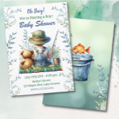 Oh Buoy, het is een jongen! Gevist Baby shower Kaart