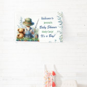 Oh Buoy, it's a Boy! Fishing Themed Baby Shower Spandoek (Insitu)