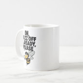 Oh, Buzz Off al - Funny Bee Pun Koffiemok (Voorkant links)