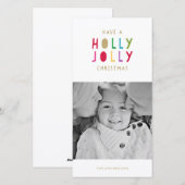 Oh By Golly | Holiday Photo Cards Feestdagenkaart (Voorkant / Achterkant)