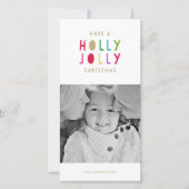 Oh By Golly | Holiday Photo Cards Feestdagenkaart (Voorkant)