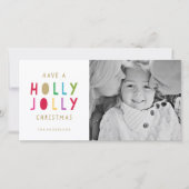 Oh By Golly | Holiday Photo Cards Feestdagenkaart (Voorkant)