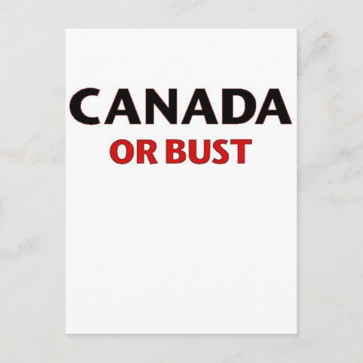 Oh Canada Briefkaart (Voorkant)