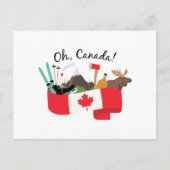 Oh Canada Briefkaart (Voorkant)