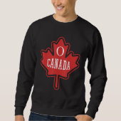 Oh Canada Canada Day Maple Leaf National Day 1st o Trui (Voorkant)