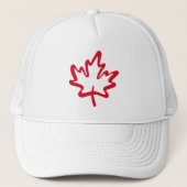 Oh Canada! Dag Big Red Canadian Maple Leaf Trucker Pet (Voorkant)