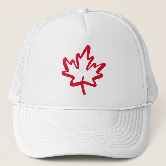 Oh Canada! Dag Big Red Canadian Maple Leaf Trucker Pet (Voorkant)