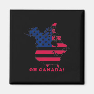 Oh Canada De 51 State Funny Trump Oh Canada 2025 Magneet