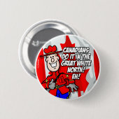 Oh Canada EH! Ronde Button 5,7 Cm (Voorkant /achterkant)