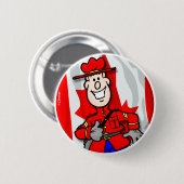 Oh Canada EH! Ronde Button 5,7 Cm (Voorkant /achterkant)
