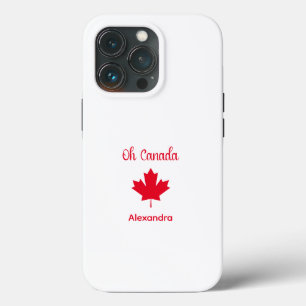 Oh Canada   Elegant rood esdoornblad Case-Mate iPhone Case