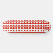 Oh Canada | Elegant rood esdoornblad Persoonlijk Skateboard (Horizontaal)